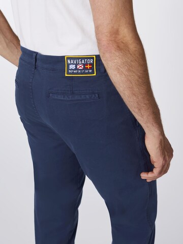 Navigator Regular Chino Pants in Blue