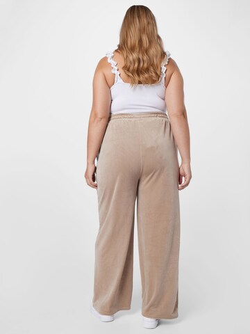 Urban Classics Wide Leg Hose in Beige