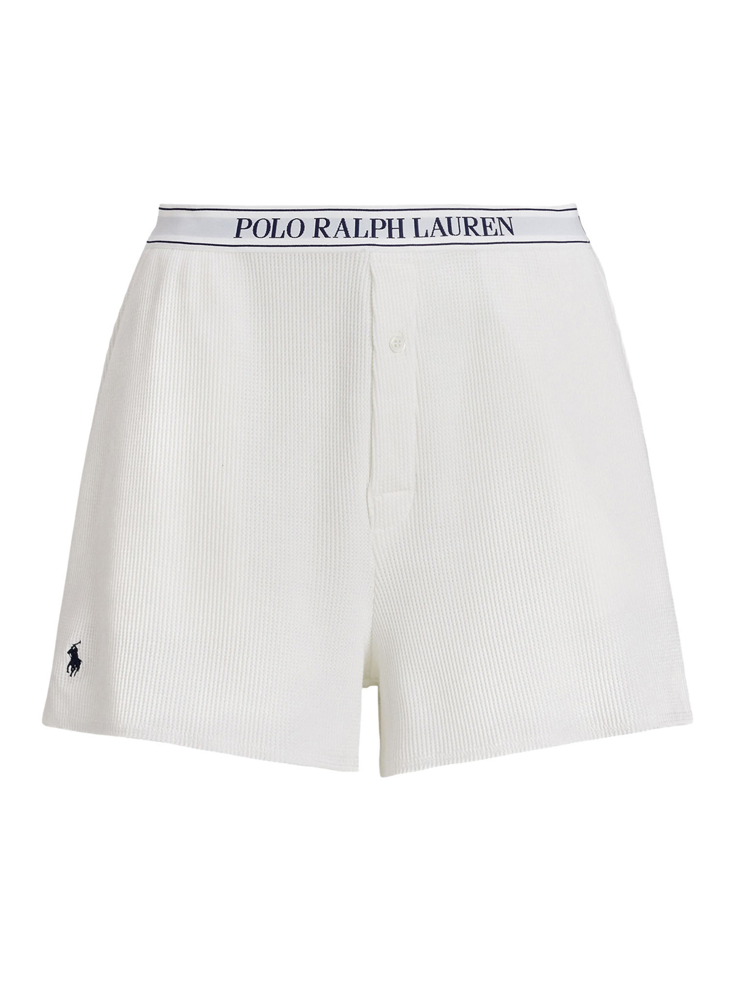Pantalon de pyjama Polo Ralph Lauren en blanc : devant