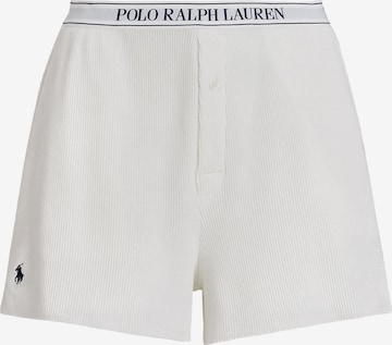 Pantalon de pyjama Polo Ralph Lauren en blanc : devant