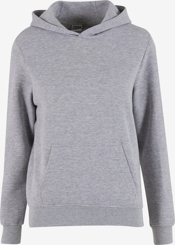 Urban Classics Sweatshirt 'Essential' in Grau: Vorderseite