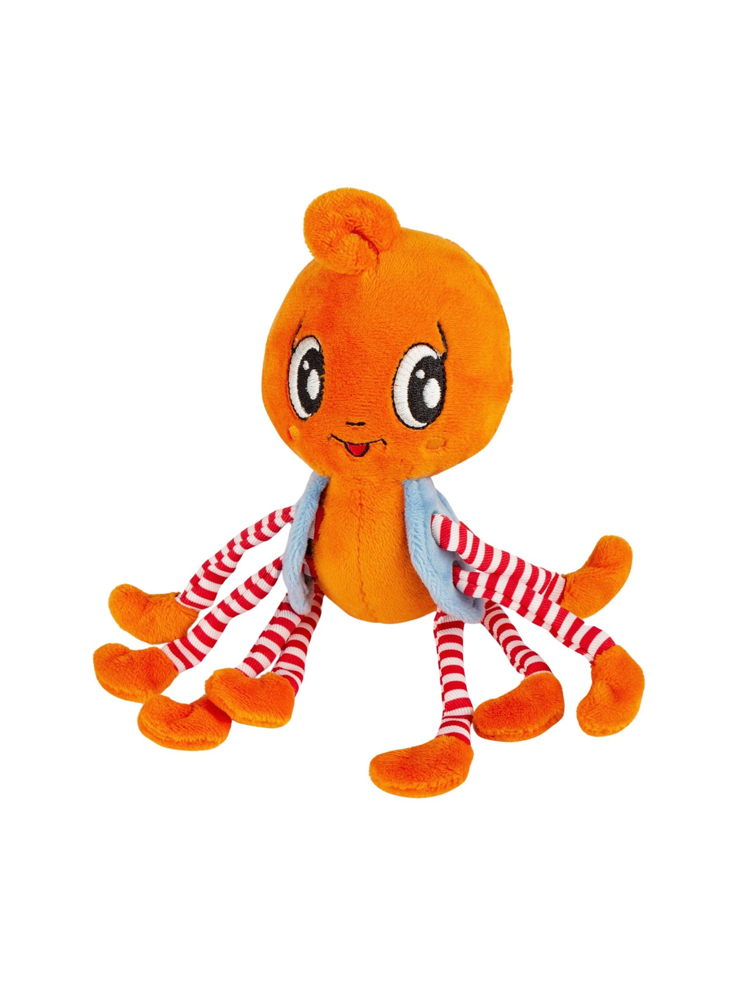 SIGIKID Stuffed animals 'Plüschtier Spielfigur Die kleine Spinne Widerlich, 15cm' in Orange: front