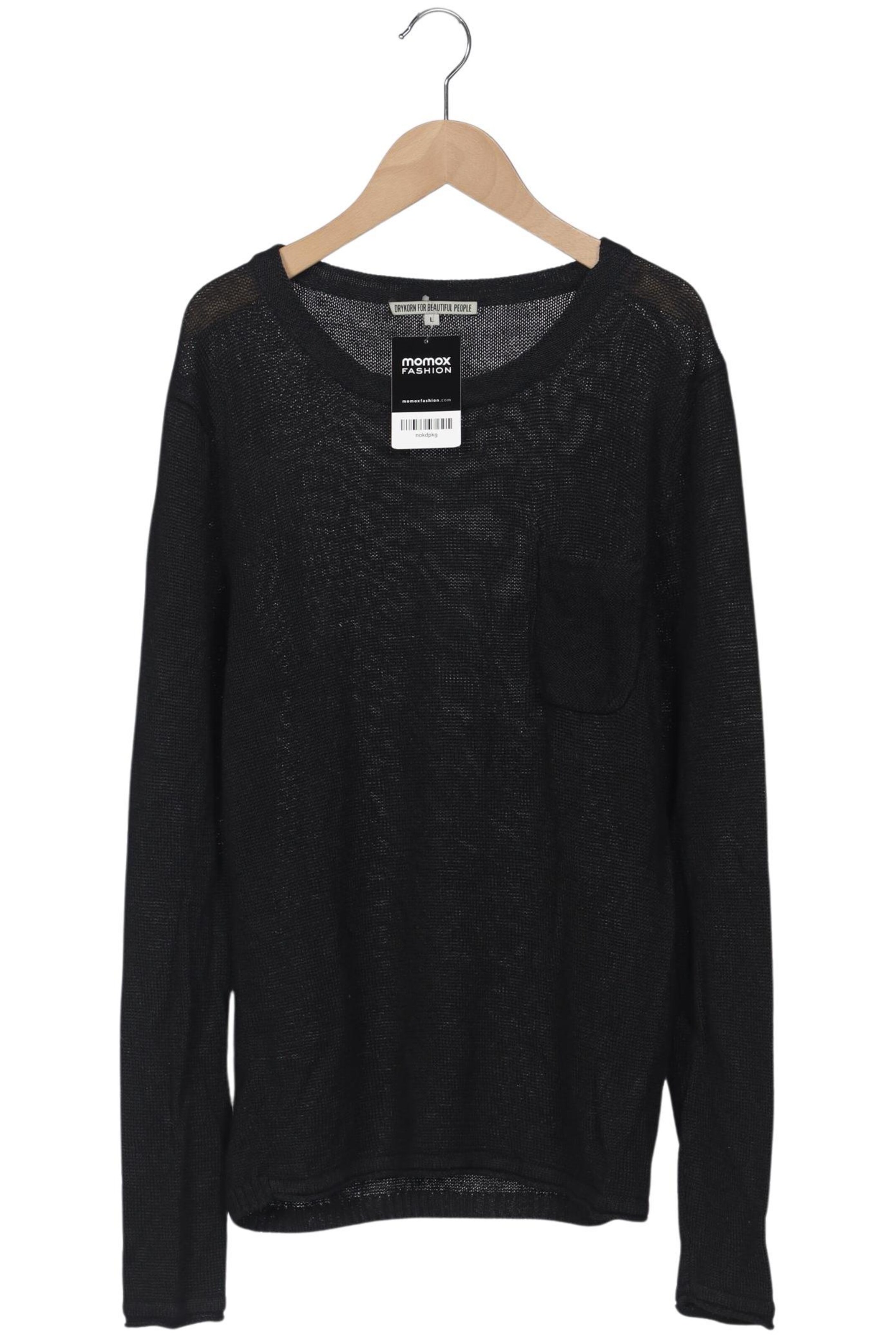 DRYKORN Pullover L in Schwarz: Vorderseite