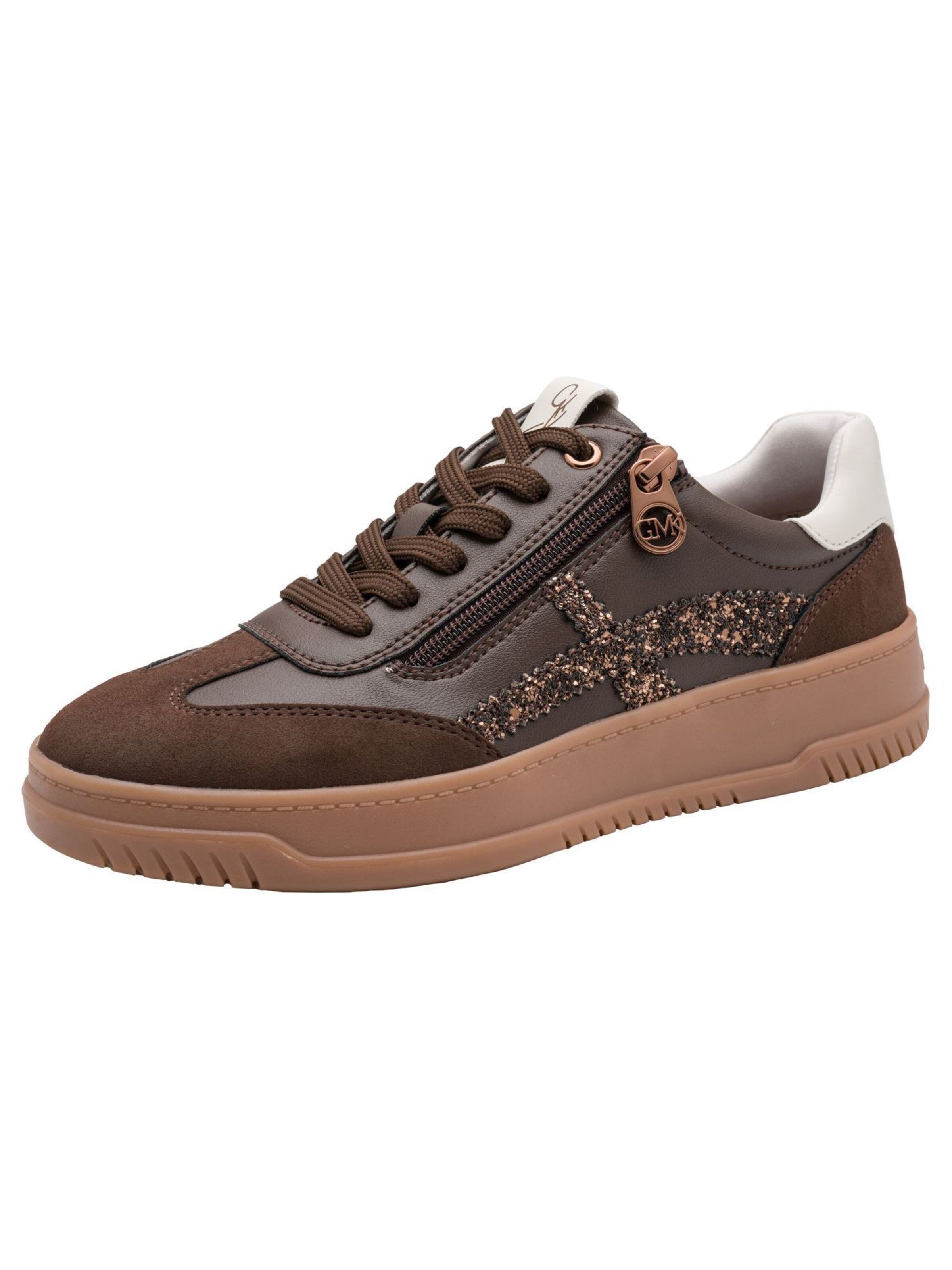MARCO TOZZI Sneakers laag in Bruin: voorkant