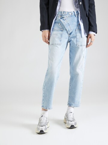 Le Temps Des Cerises Regular Jeans 'COSY' i blå: framsida