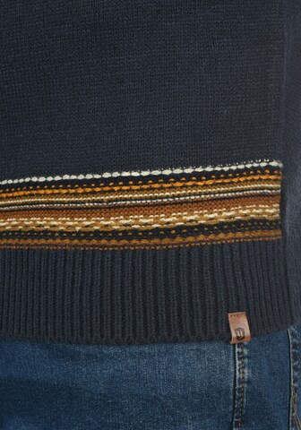 INDICODE JEANS Strickpullover 'Lurdes' in Blau