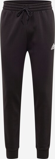 ADIDAS SPORTSWEAR Pantalon de sport 'Essentials' en noir / blanc, Vue avec produit