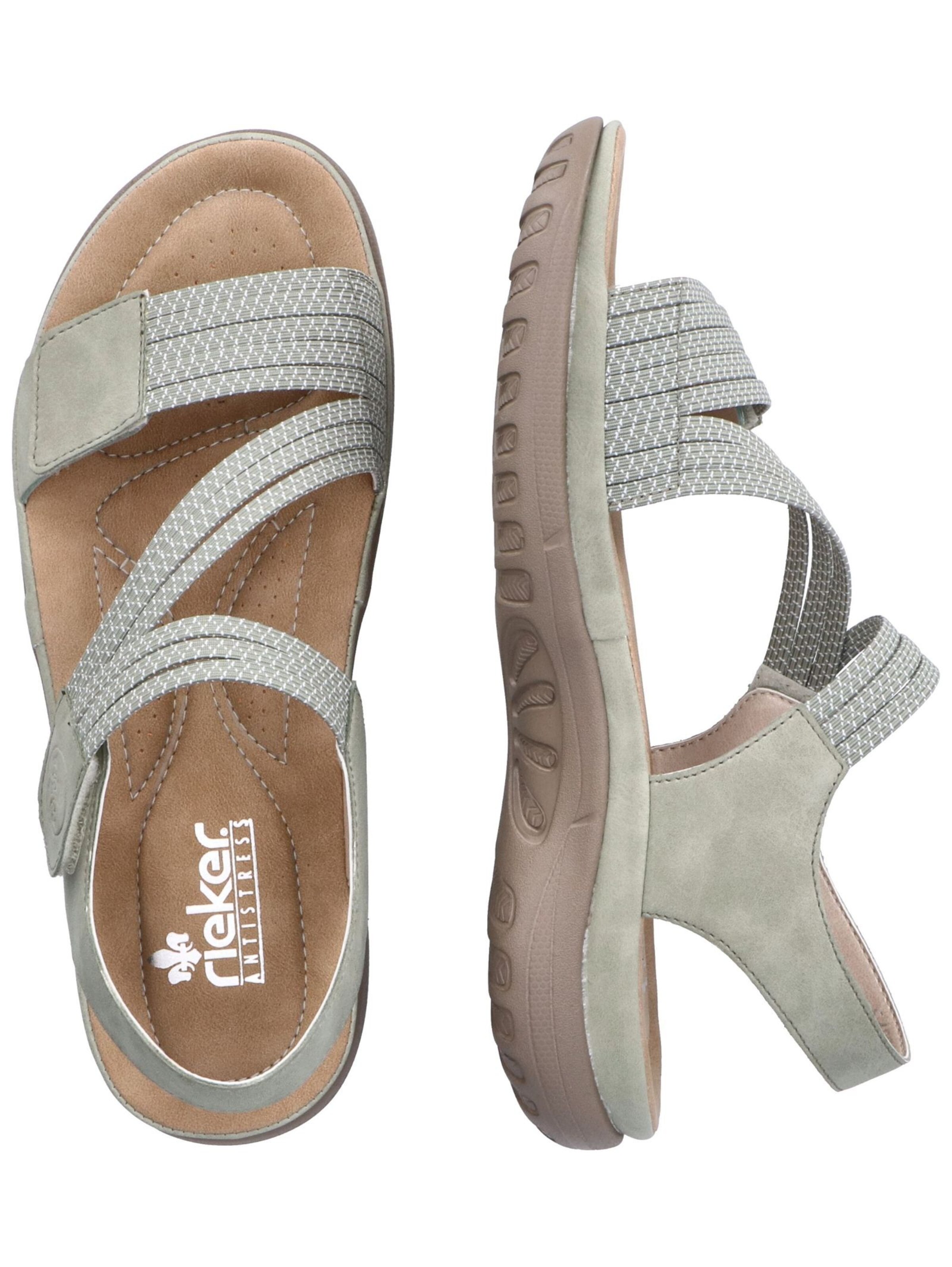 Sandales à lanières Rieker en vert