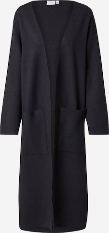 VILA Knit Cardigan 'Look' in Grey: front