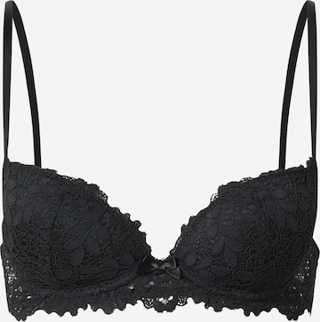 ETAM Push-up BH in Schwarz: predná strana