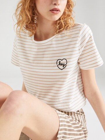 smėlio VERO MODA Marškinėliai