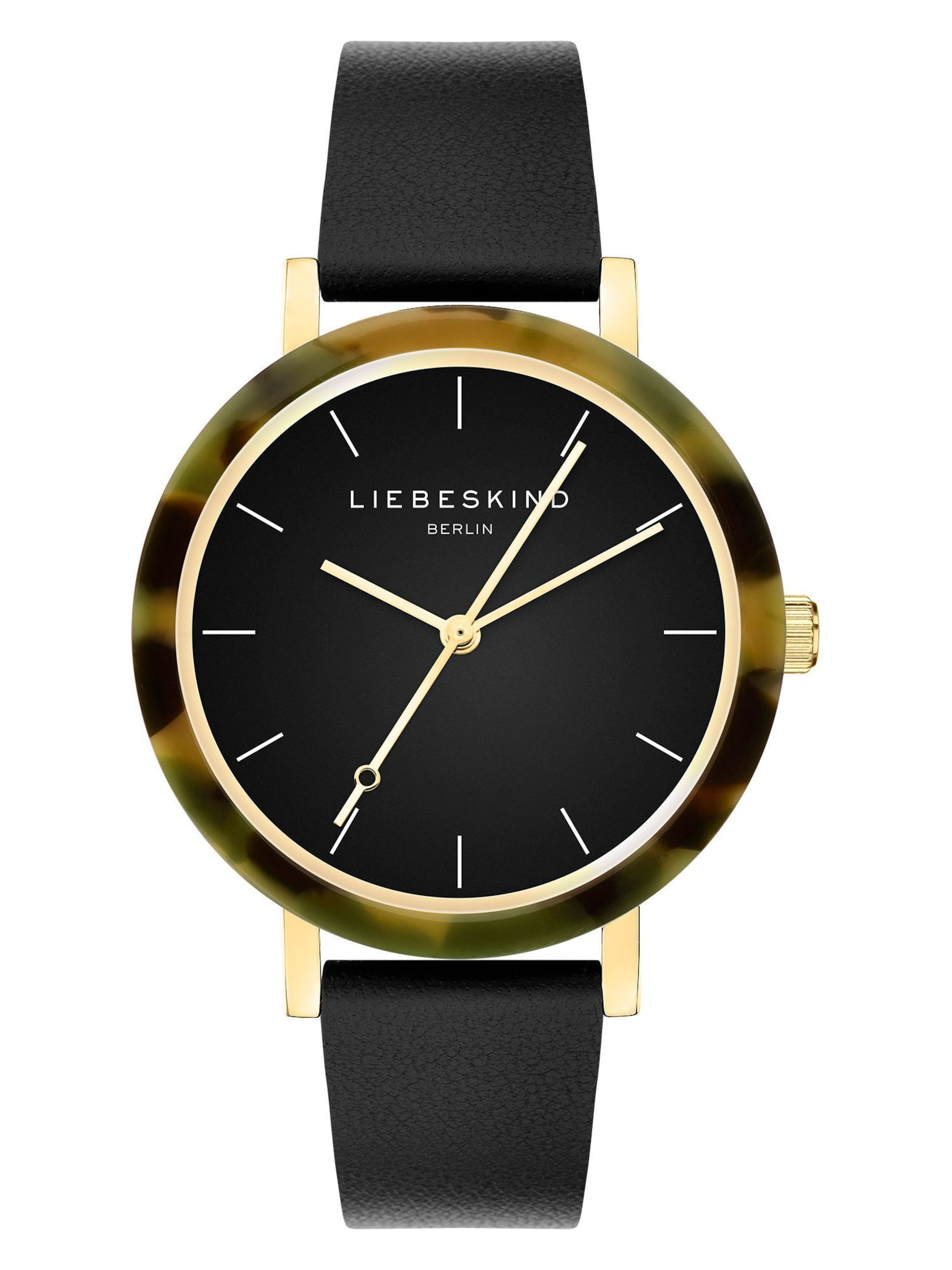 Liebeskind Berlin Analoog horloge in Zwart: voorkant