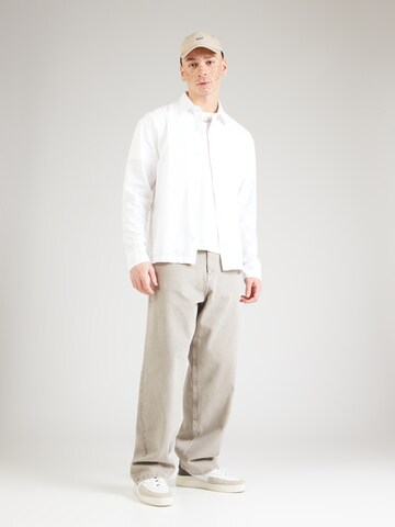 HOLLISTER Regular fit Button Up Shirt in White