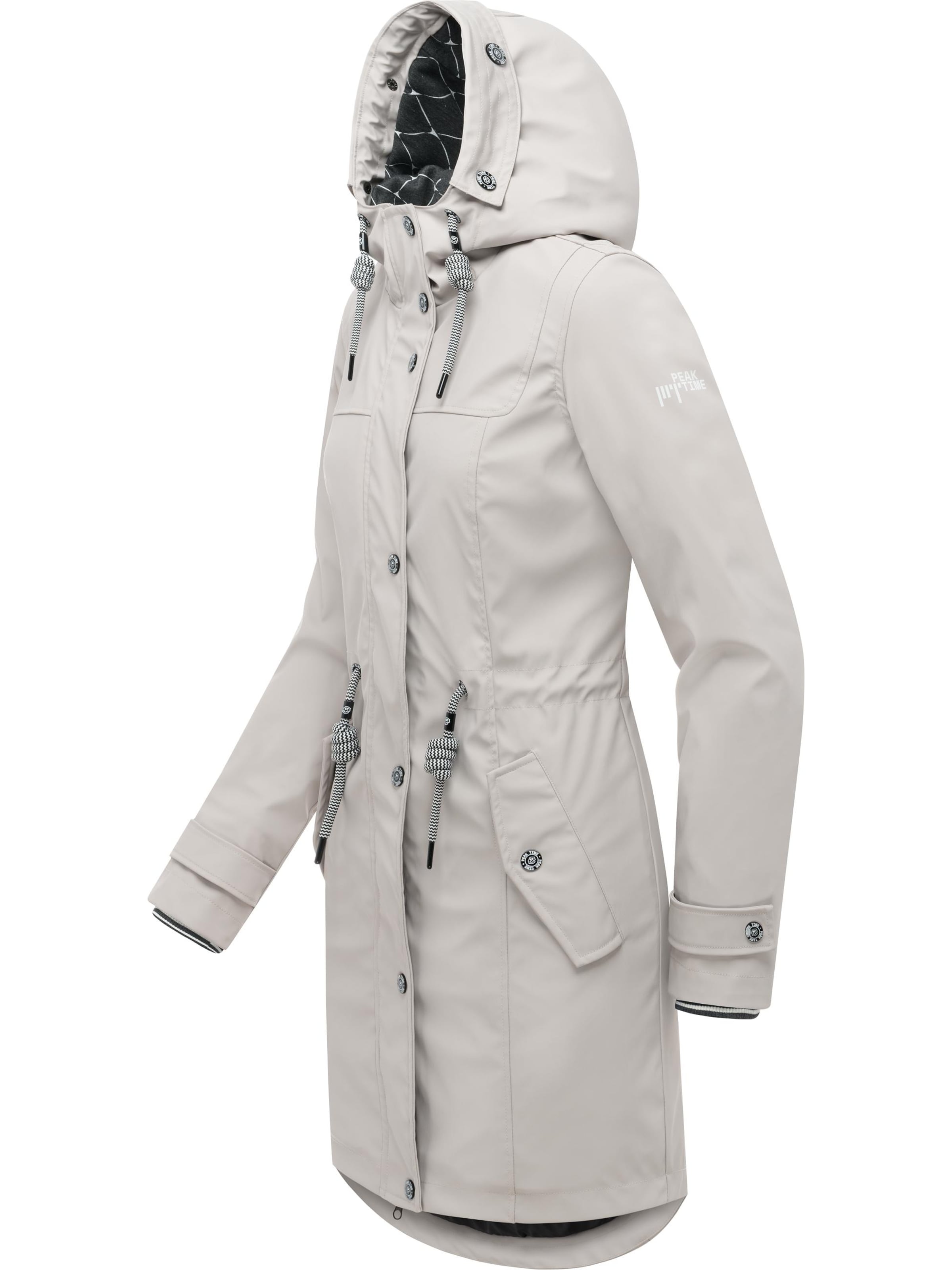 Peak Time Raincoat 'L60042' in Grey