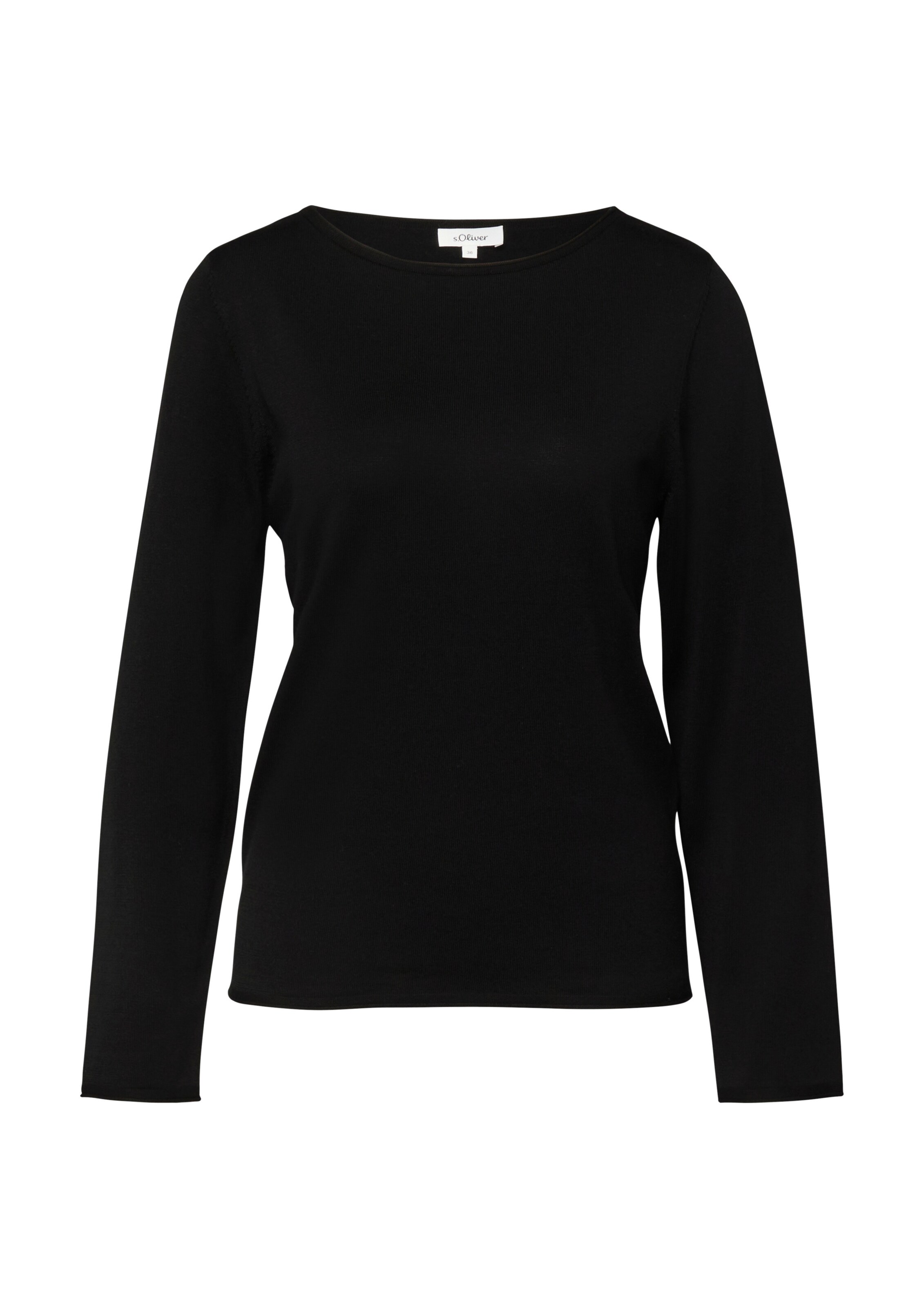 Pull-over s.Oliver en noir : devant