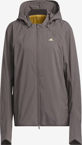 Veste mi-saison ADIDAS PERFORMANCE en marron : devant