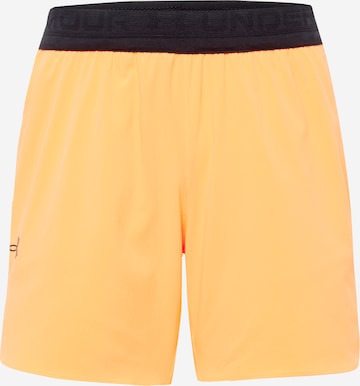UNDER ARMOUR Sportshorts 'Peak' in Orange: Vorderseite