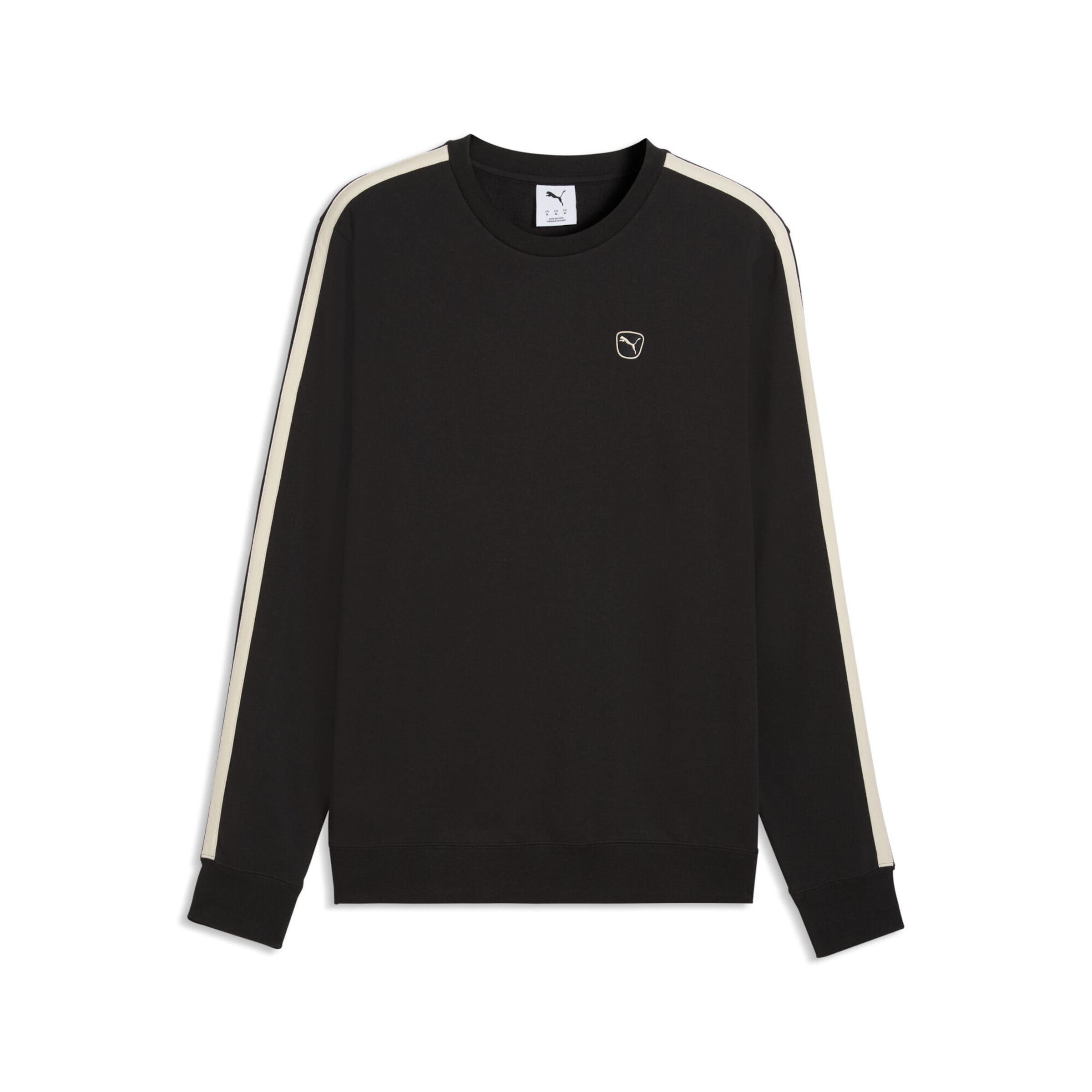 PUMA Sports sweatshirt 'Essentials' in Black / White, Item view