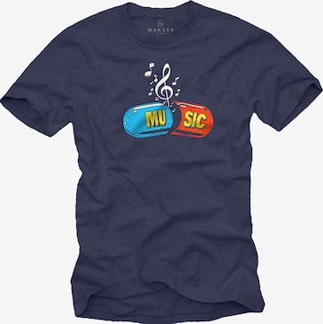 MAKAYA Shirt in Blue: front
