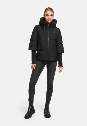 Veste d’hiver 'Lotusherz XIV' NAVAHOO en noir
