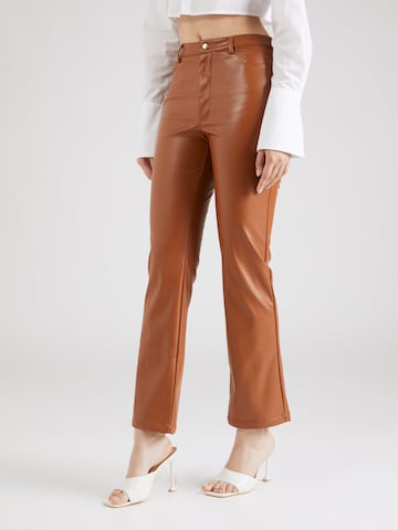 Bardot Regular Broek 'ALESI' in Bruin: voorkant