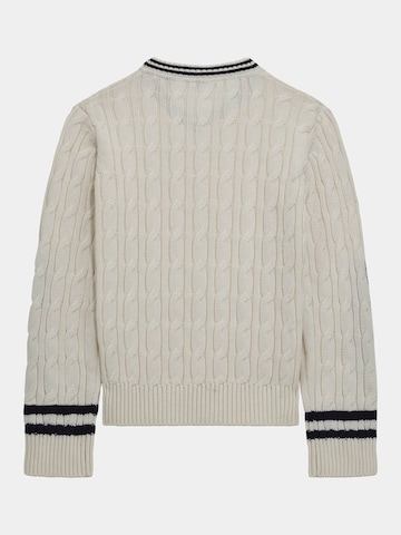 GUESS Athletic Sweater in Beige