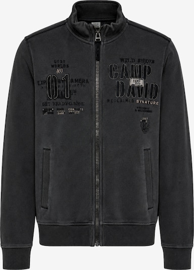 CAMP DAVID Veste de survêtement 'Wild Sites II' en S en écru / anthracite / noir, Vue avec produit