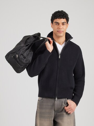 WEEKDAY - Casaco de malha em preto: frente