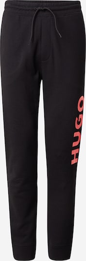 HUGO Pantalon 'Dutschi' en rouge / noir, Vue avec produit