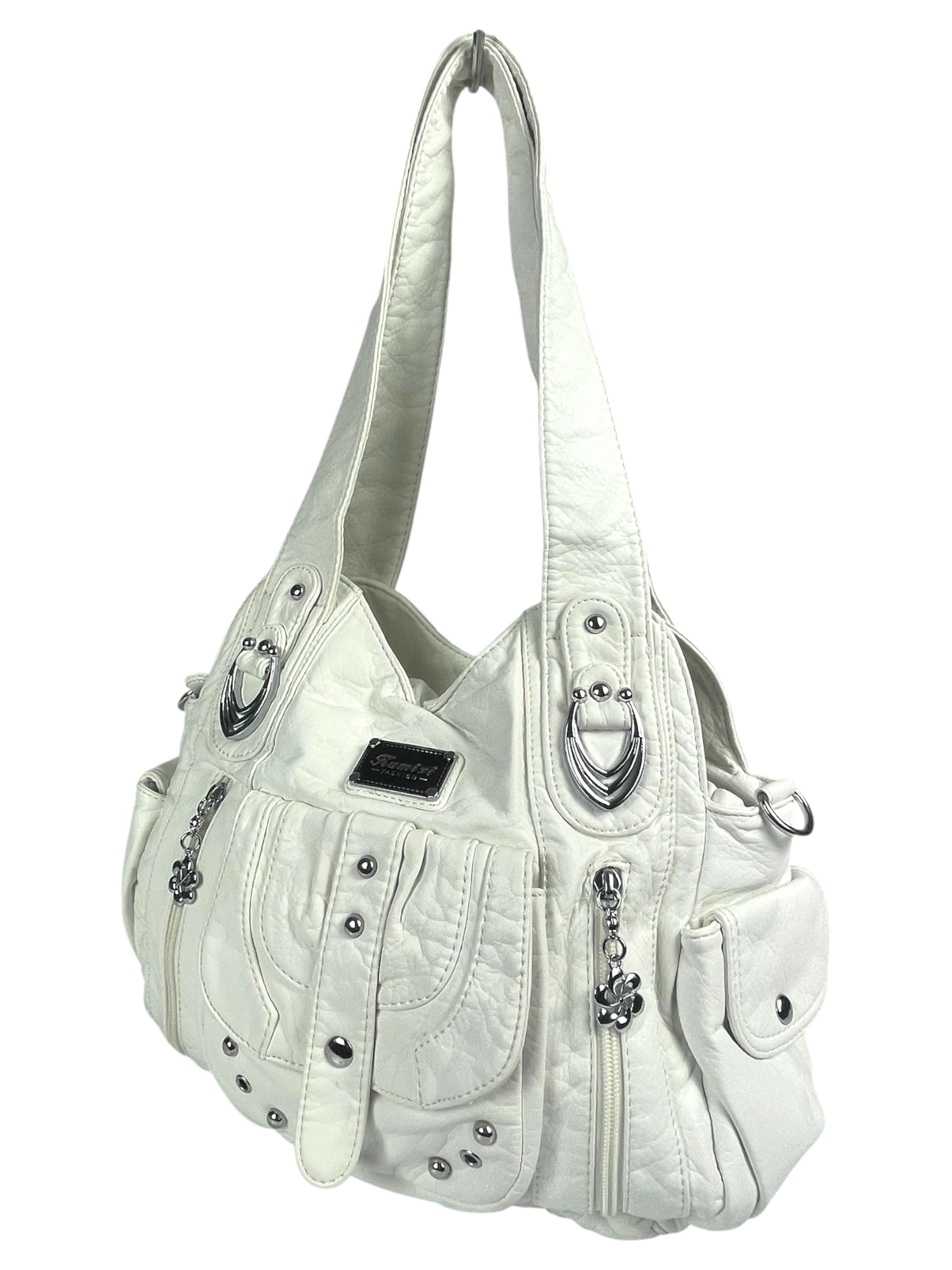 Kumixi Handtasche‌ in Weiß: Vorderseite