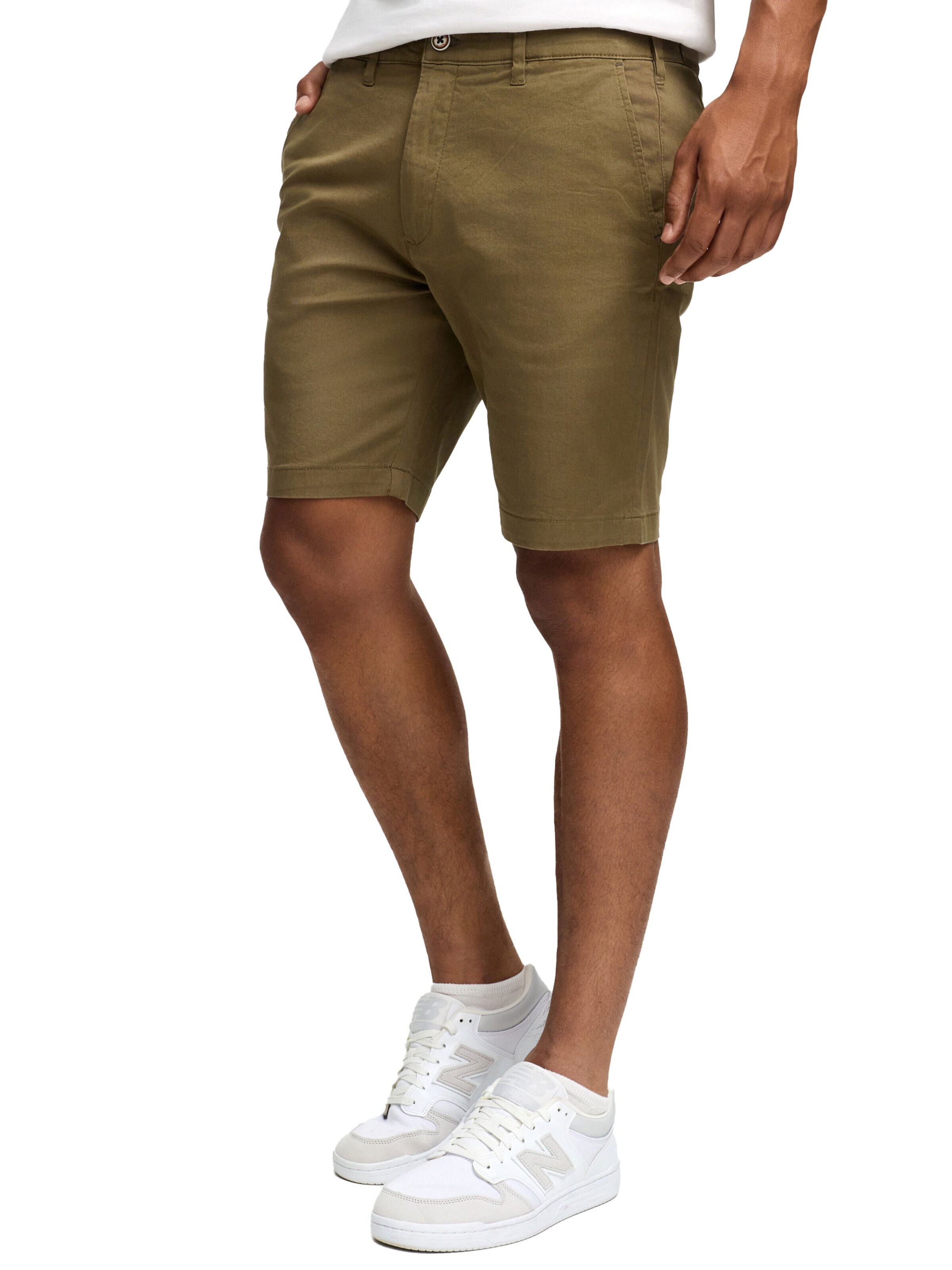 INDICODE Regular Pants 'Indicode Laulax' in Brown