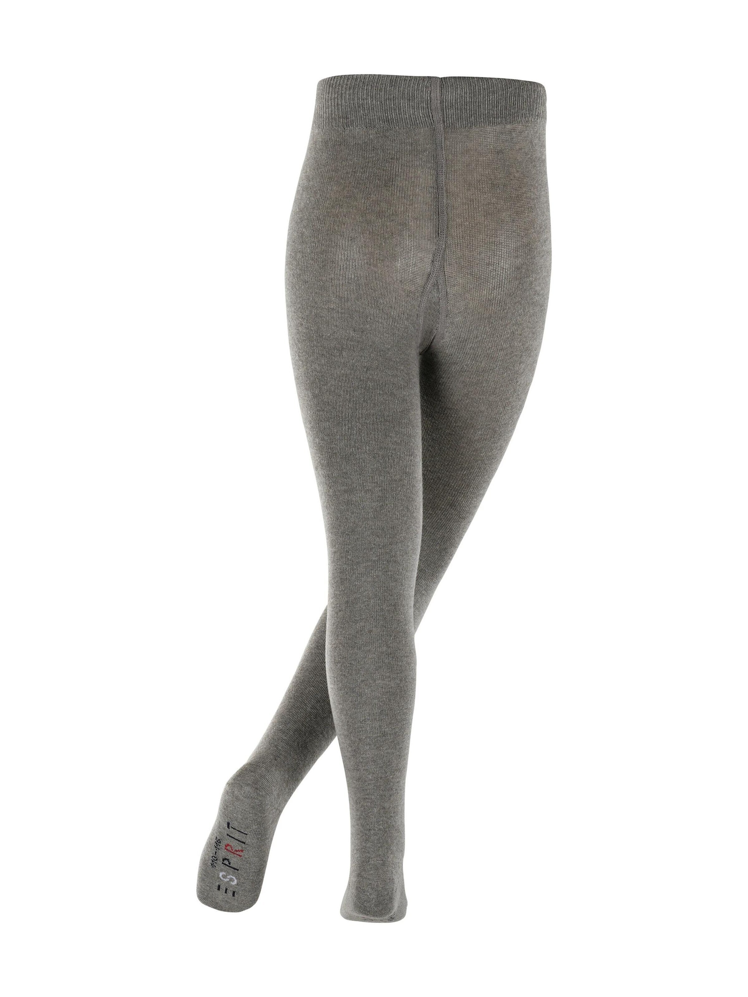 ESPRIT Regular Leggings 'Foot Logo' in Grey