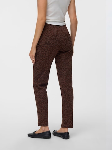 VERO MODA - Tapered Vaquero 'VMTessa' en marrón