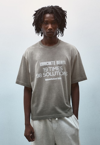Bershka Tričko - Sivá: predná strana