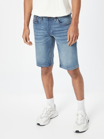 INDICODE JEANS Regular Jeans 'Delmare' in Blauw: voorkant