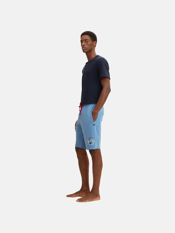 TOM TAILOR Regular Hose in Blau