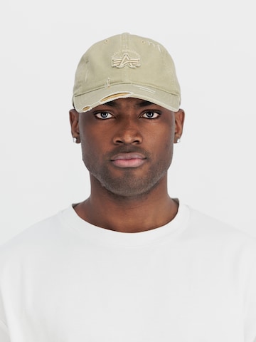 ALPHA INDUSTRIES Hætte i beige: forside