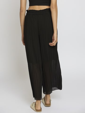 Lilavie Wide leg Broek 'Kimm' in Zwart
