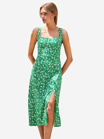 Bigdart - Vestido em verde: frente