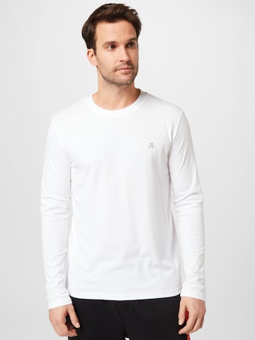 T-Shirt Marc O'Polo en blanc : devant