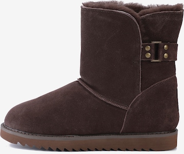 Gooce - Botas de neve 'Colorado' em castanho: frente