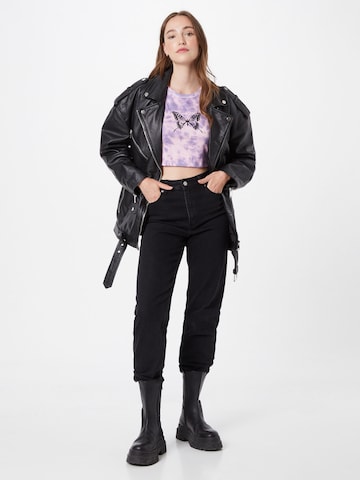 Top di Missguided in lilla