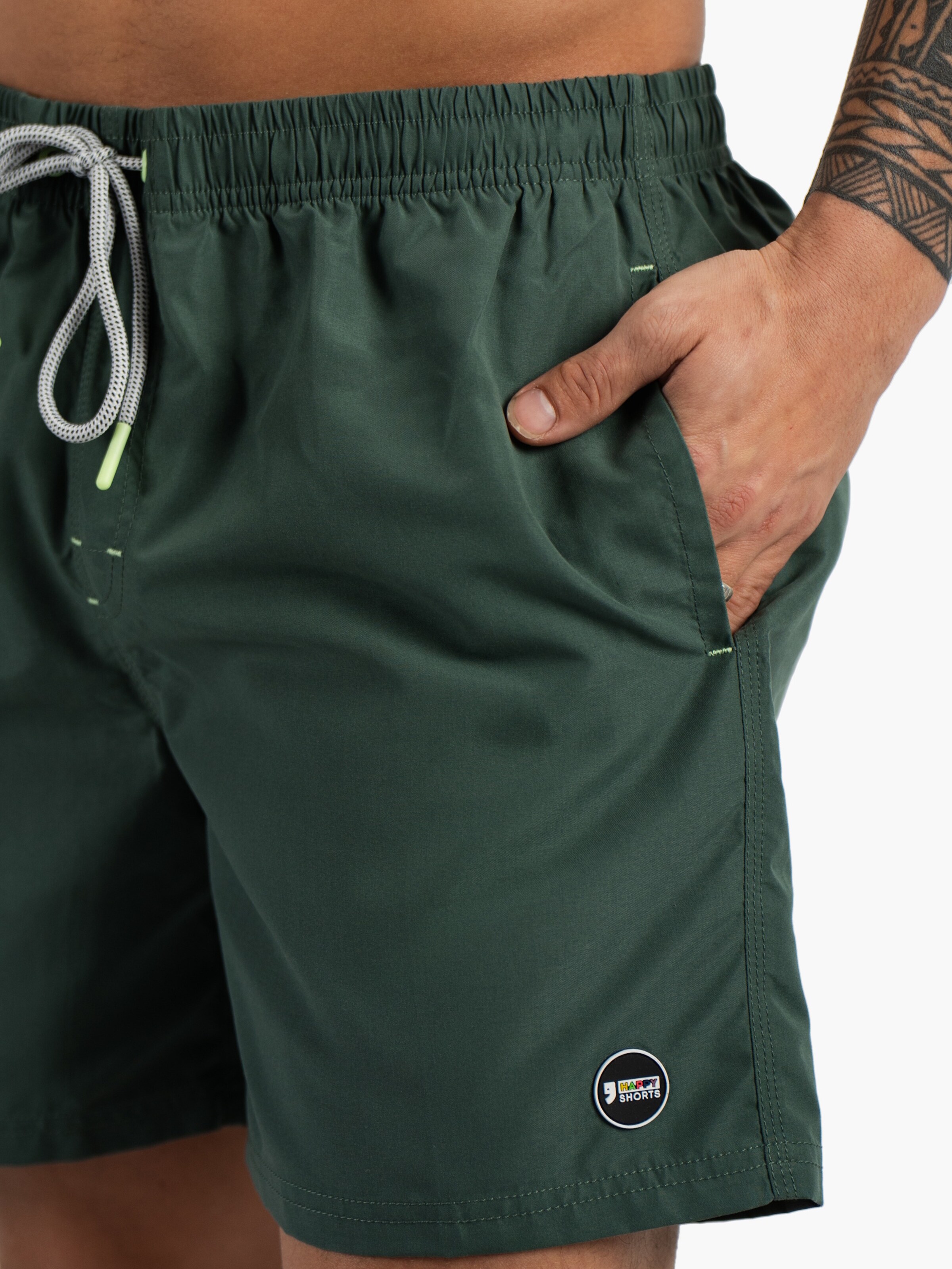 Shorts de bain Happy Shorts en vert