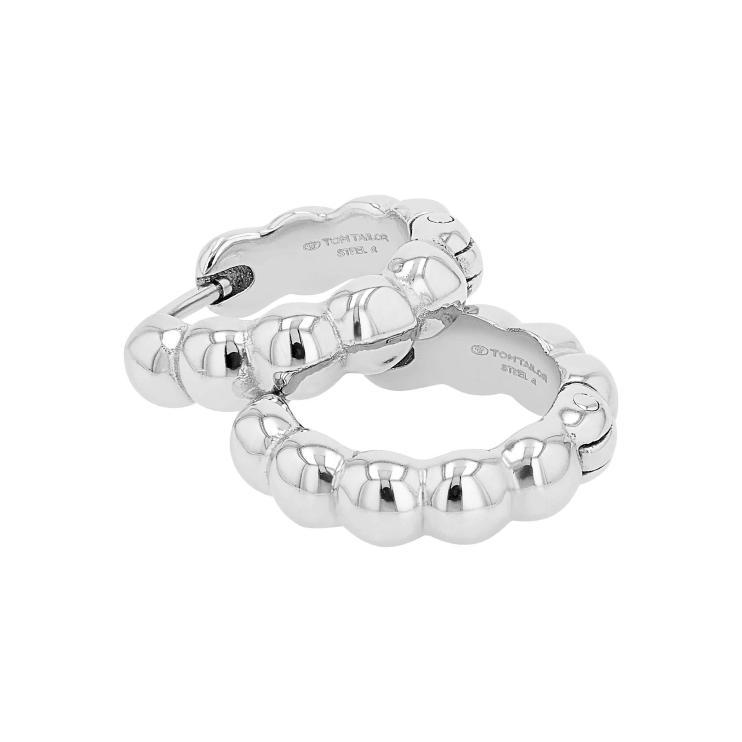 TOM TAILOR Earrings in Silver: front