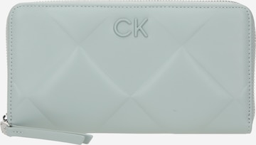 Calvin Klein Wallet 'Quilt' in Grey: front