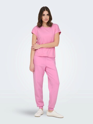 Effilé Pantalon de sport 'ONPLounge' ONLY PLAY en rose