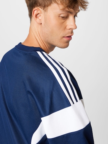 ADIDAS ORIGINALS Sweatshirt 'Adicolor Classics Cut Line' in Blau