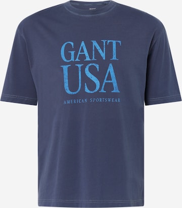 GANT Shirt 'Sunfaded' in Blauw: voorkant