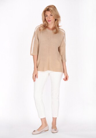 Usha - Jersey 'Comfy' en beige
