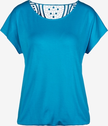 T-shirt VIVANCE en bleu : devant